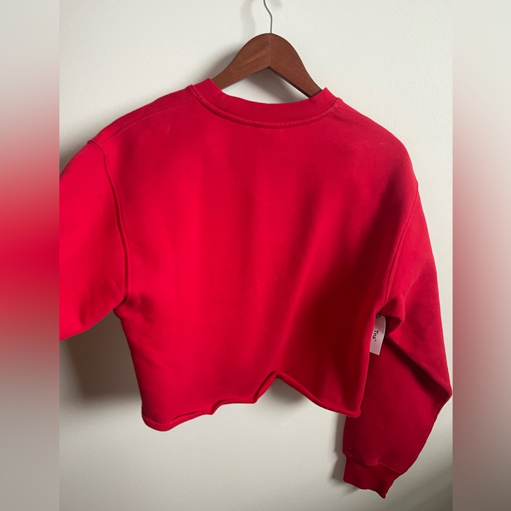 Cropped TNA Crewneck Sweater - Picture 3 of 4